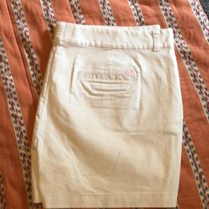 Vineyard Vines white tennis shorts